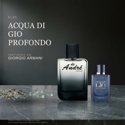 Perfume H-20 — Inspirado en Acqua di Gio Profondo